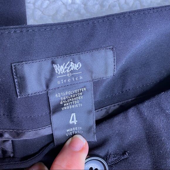 Mossimo Black Stretch Dress Capris w Pockets  Sz 4 - Picture 7 of 10